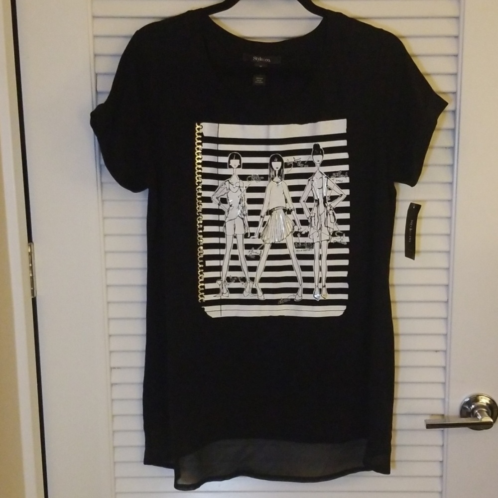 Stylish Graphic Blouse